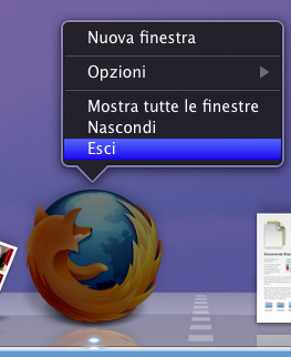 Chiudere Firefox